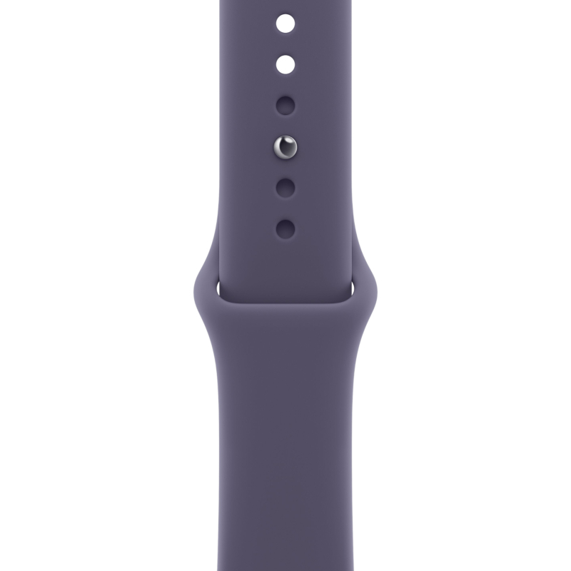 Умные часы Apple Watch Series 11, 42 mm, Silver Aluminium Purple Fog Sport Band S/M
